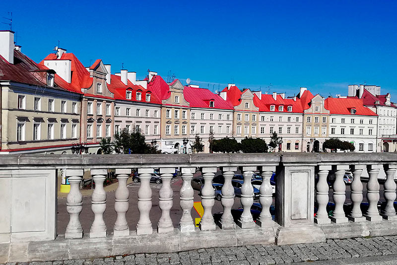 Kamieniczki przy placu Podzamcze w Lublinie