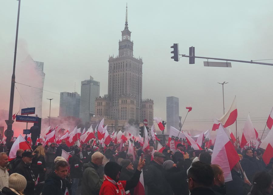 uliczka w miasteczku Raków