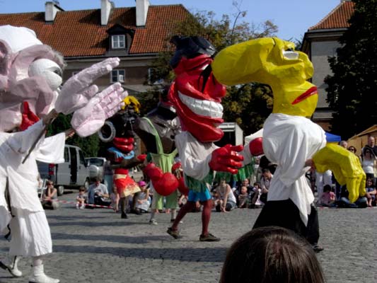 Parada śmiesznych twarzy