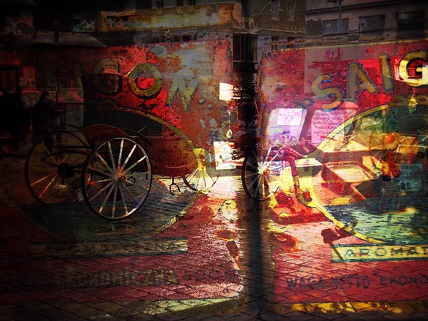 przenikający się Wiedeń i Sajgon