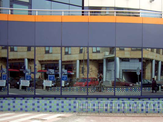 okna - odbicia - okna