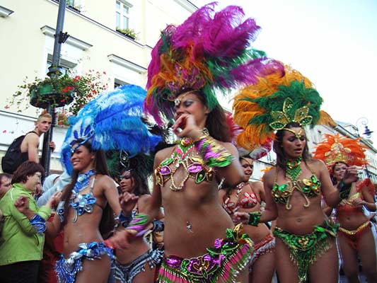 murzynki tańczące sambę