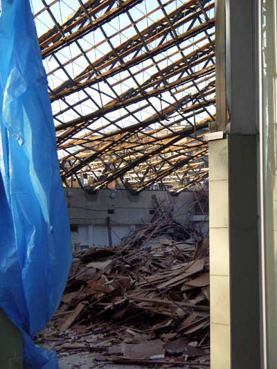 rozbiórka Supersamu w Warszawa