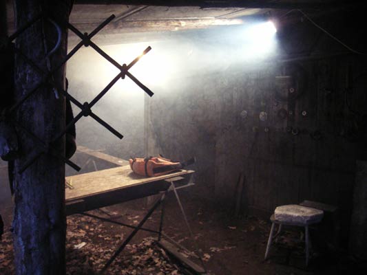 zadymione pomieszczenie