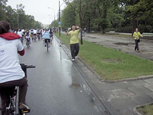 masa przejeżdza Aleje Ujazdowskie