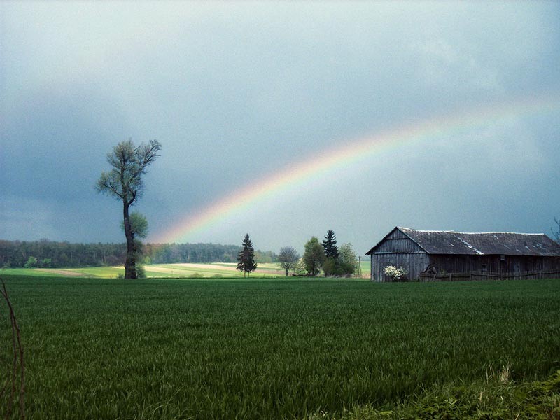 podwójna tęcza