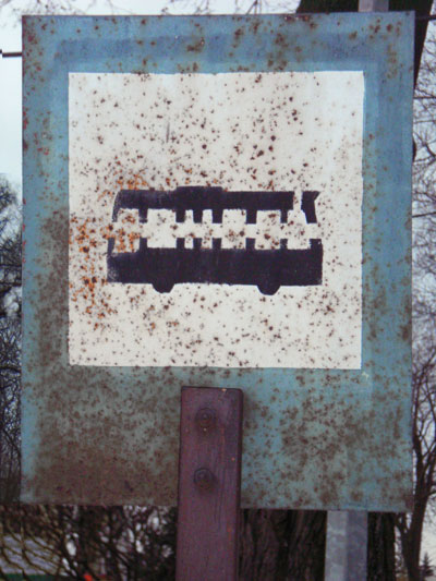 znak drogowy - autobus